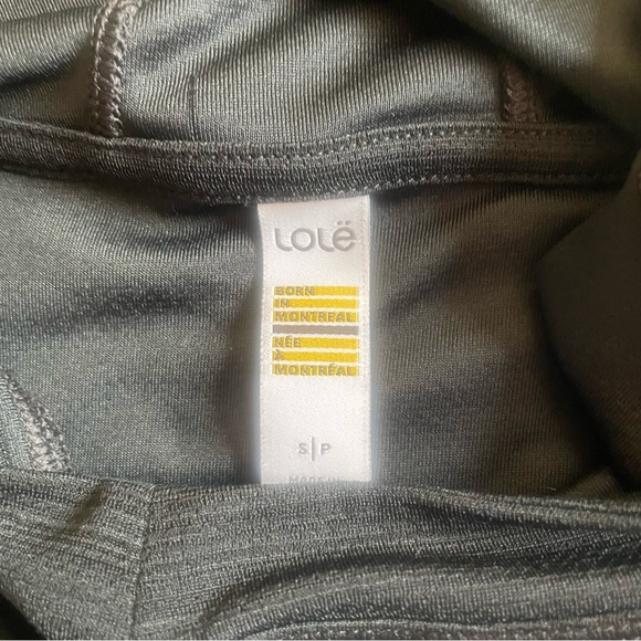 Lole Black/Charcoal Lightweight Pullover with Hood - Picture 6 of 8